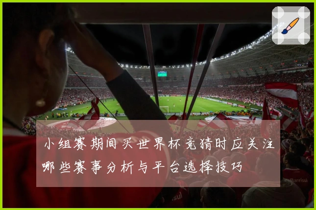 小组赛期间买世界杯竞猜时应关注哪些赛事分析与平台选择技巧