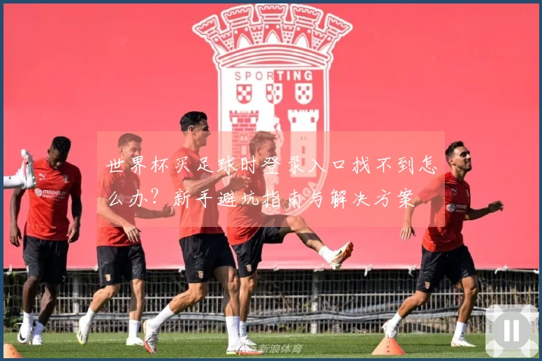 世界杯买足球时登录入口找不到怎么办？新手避坑指南与解决方案